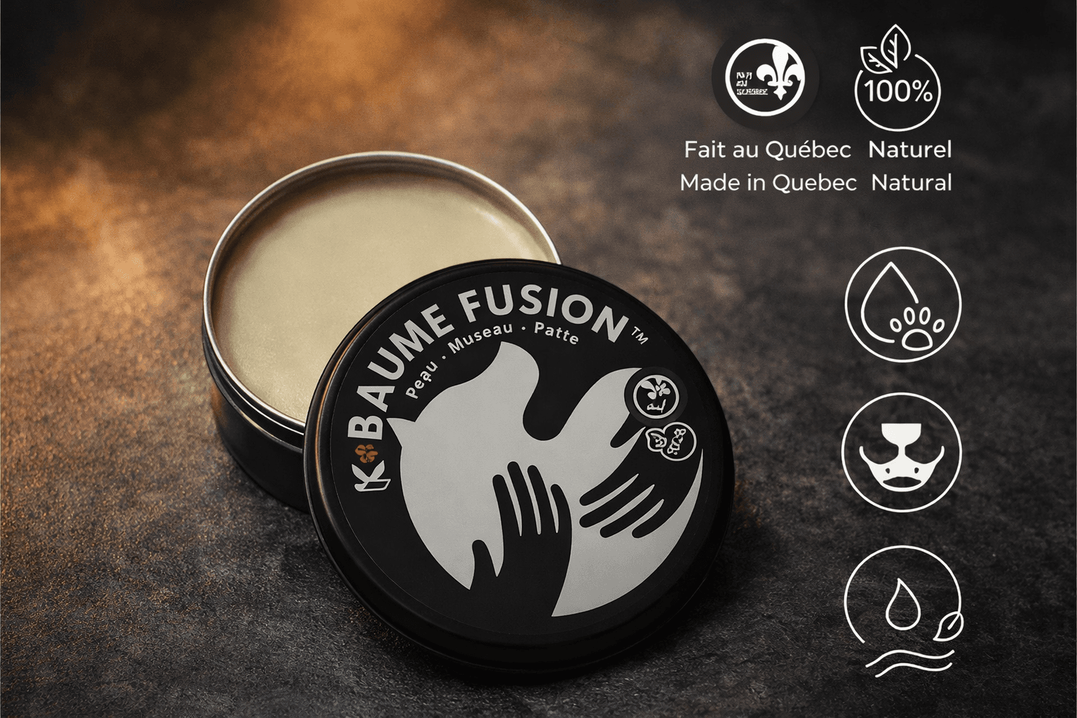 K-Baume Fusion — Baume protecteur peau, museau, pattes